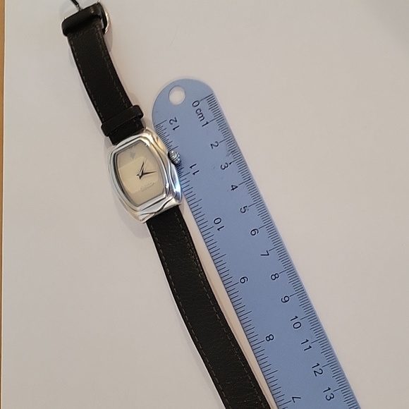 Silpada It's a Wrap Watch AS IS! Brown Leather wrist band! - Picture 3 of 12